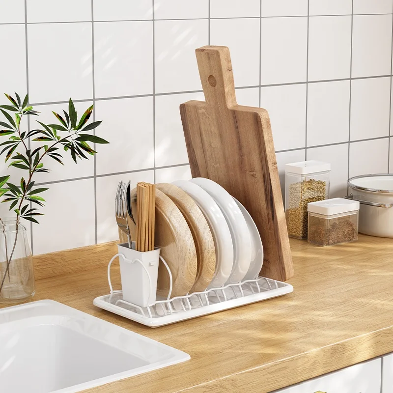 

Multi-purpose standing kitchen storage holder Dish drain crockery rack plates
