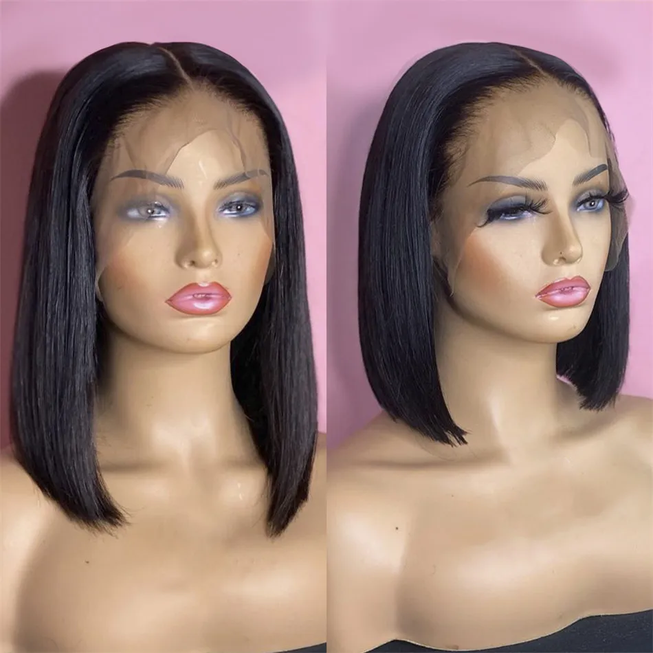
Yeswigs Wholesale Transparent HD Full Lace Bob Human Hair Lace Frontal Wigs For Black Women Brazilian Virgin Hair Lace Front Wig 