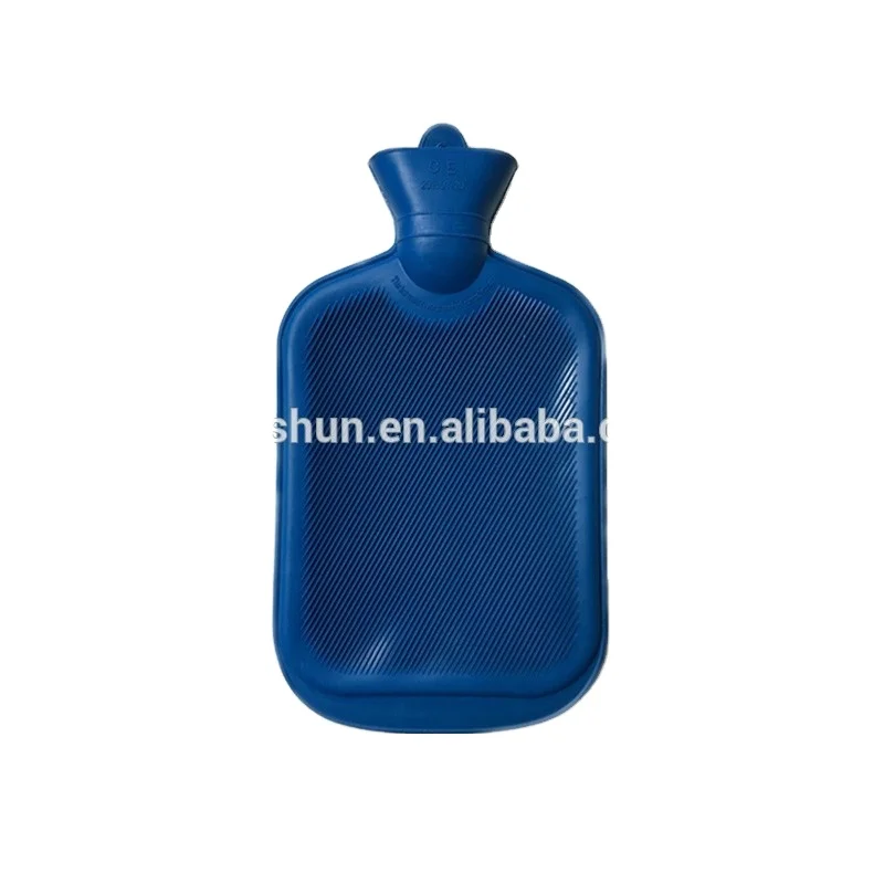

Wholesale Hand Warmer Waterproof Rubber Bottle hand warmer hot water bottle warming bag, Red