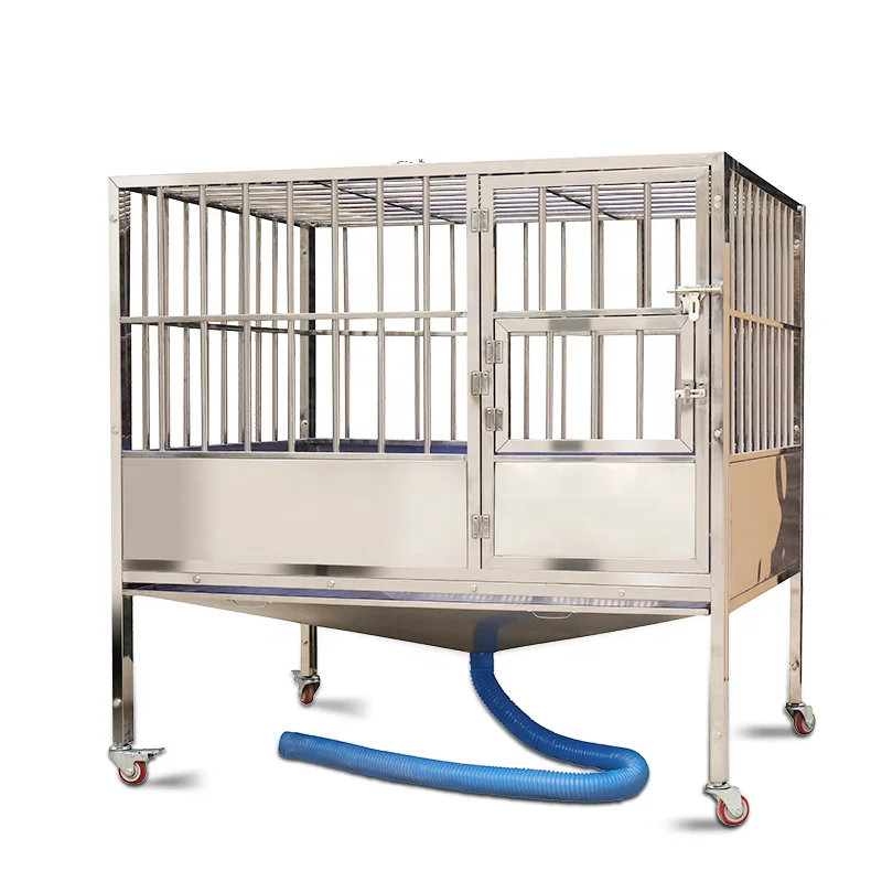 

animal cage new model hot selling reinforced stainless steel fence outdoor dog crate cages with toilet