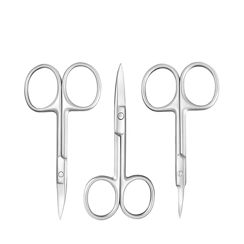 

Eliter Amazon Hot Sell High Quality Stainless Steel Curved Scissors For Nails Scissor Manicure Cuticle Curved Nail Scissors