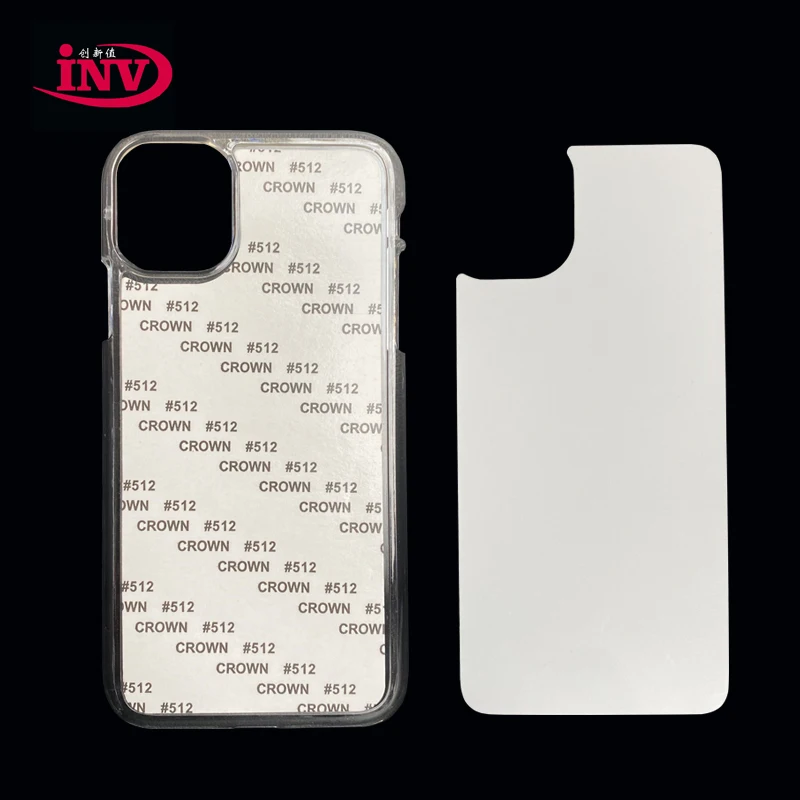 

transparent 2d sublimation mobile phone case for iphone 11, White