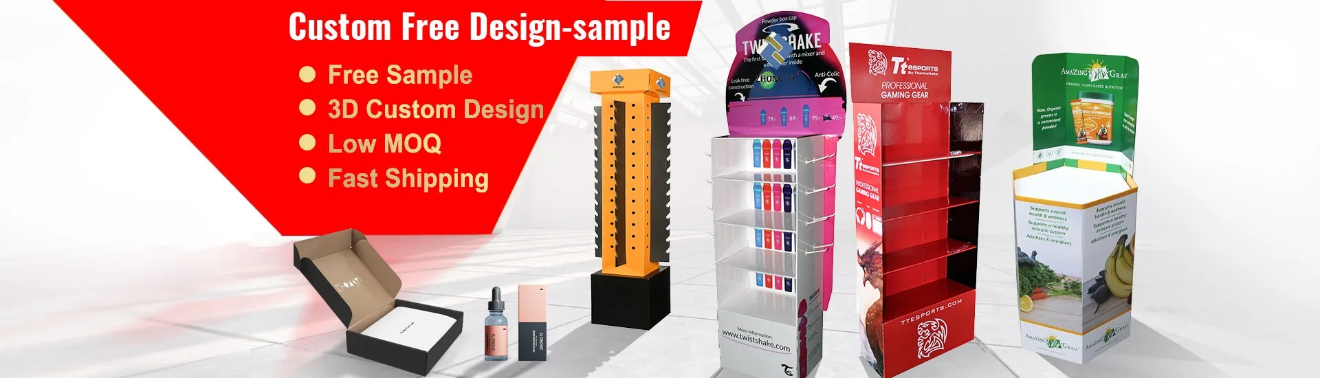 Shenzhen Zhong Yi Paper Products Co., Ltd. Paper Box, Cardboard Display