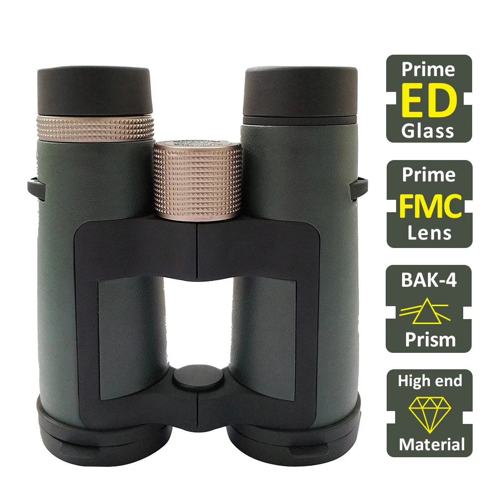 

Waterproof Perception 10x42 ED Binaculars Roof Compact 8x42 Telescope for Hunting