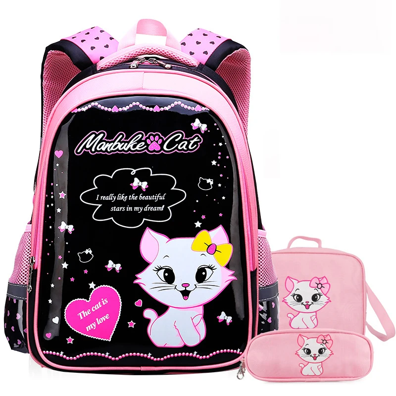

OEM Factory Price Wholesale Waterproof Kid Large-capacity Cute Princess Backpack Nylon Child School Bag
