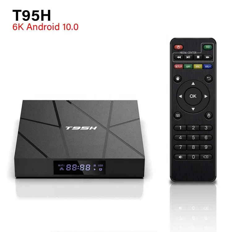 

2020 New Arrival 6K Android 10.0 Smart Tv Box T95H Allwinner H616 Quad Core 3D Life 4G 32G/64G Tv Set Top Box