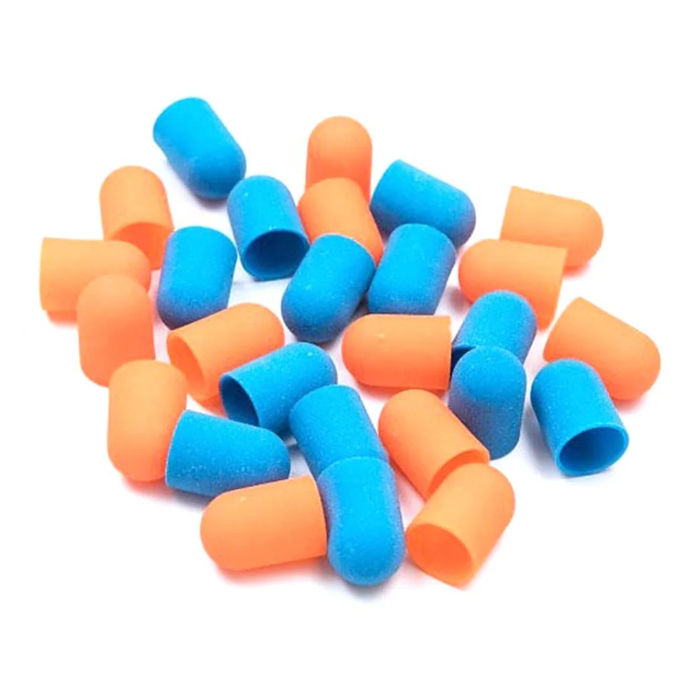 

Professional 13mm x 19mm abrasive nail sanding band cap for manicure