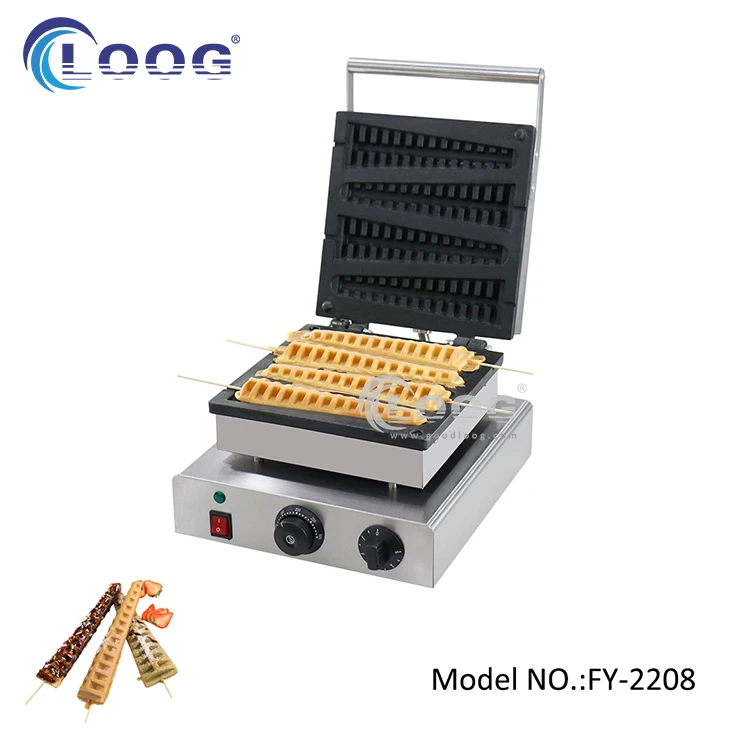 DENEST Commercial Pancake Cake Baking Machine Electric Lolly Waffle Maker  1750W