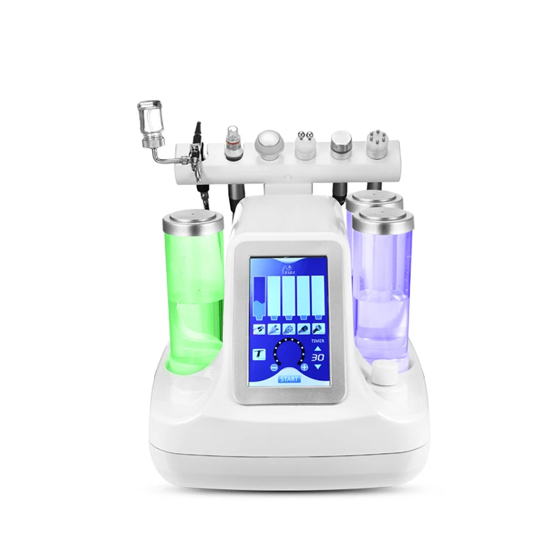 

RF Hydra Dermabrasion Magic Mirror Skin Analyzer Oxygen Sprayer Scrubber Facial Deep cleaning Machine