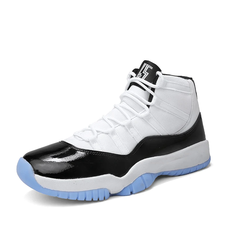 

2021 New Design Brand Logo Custom Wholesale Manufacture Aj11 Men Basketball Shoes Professional Retro Men Basketball Shoes, Black,white