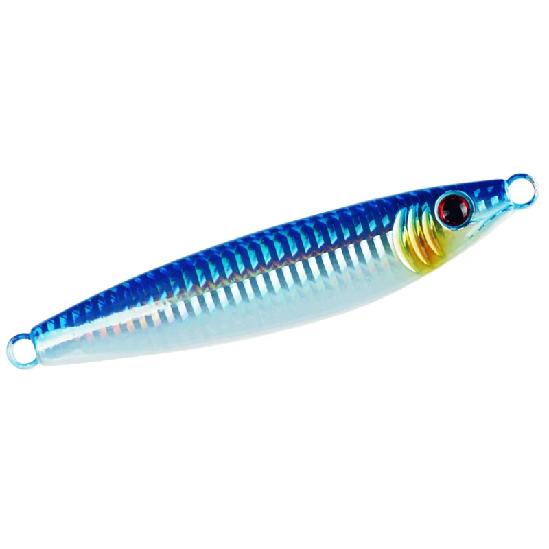

2021 new slow iron plate abdomen luminous jigging lures fishing trout lure artificial lures fishing, 4 colors