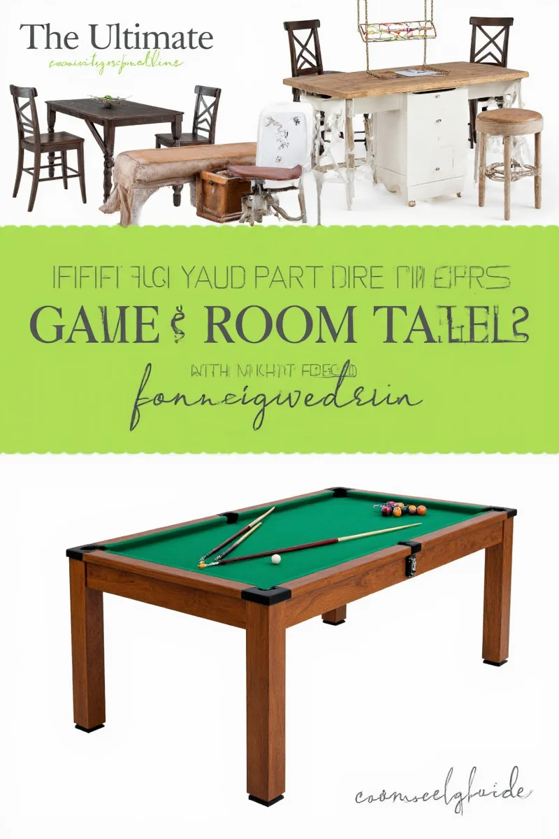Game table with drawers and shelves