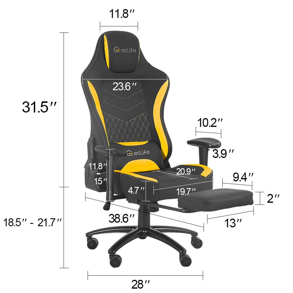 

Commercial Furniture Ergonomic Mesh Swivel 4d Massage Gaming Gear Office Chair, Mixed colors