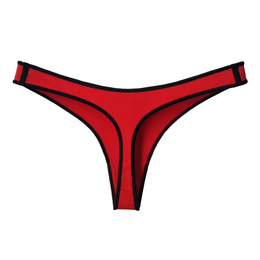 

factory custom panties thong sexy women's girls 15 years in thong spandex thongs seamless cotton sport red black