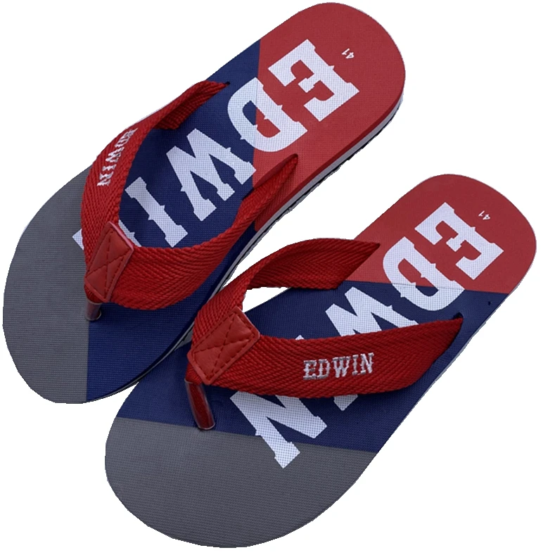 

Wholesale Printed Flip Flops For Men New Design Men%27s+Slippers For Men Sendal anak Chinelo Footwear Size EU40-45#