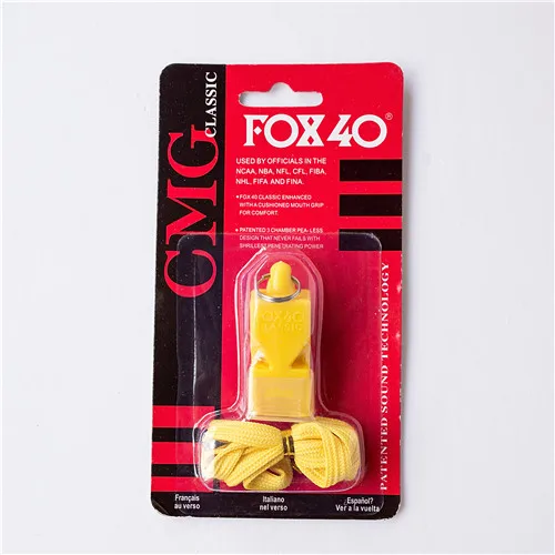 

zhejiang supplier FOX 40 plastic Football Referee Whistle Soccer Football Basketball Sports Referee Whistle, Random color