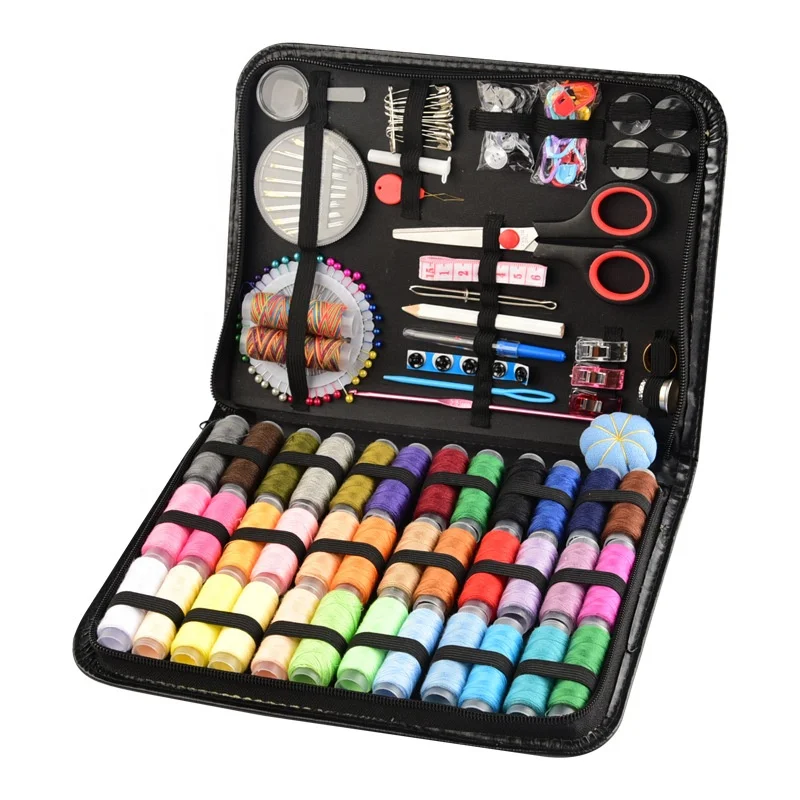 

Household Portable 183 PCS Premium DIY Sewing Kits For Travel Sewing Kit Hotel Sewing Set, Colorful