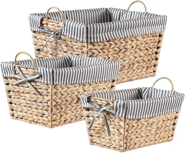 

2022 Promotion Storage Laundry Wicker Gift Baskets Cane Rattan Toilet Tank Basket, Natural brown