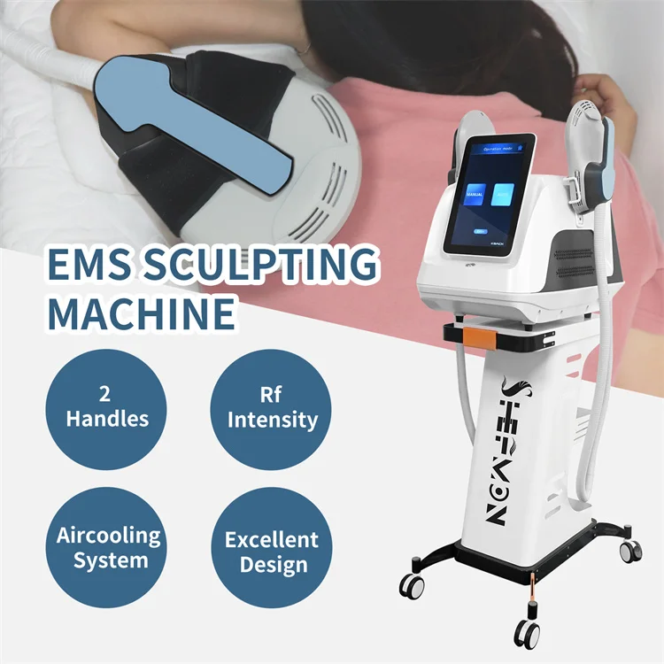 

2023 New Beauty Trends 2 handle neo ems muscle stimulator machine emslim machine for ems training massage fitness liposuction