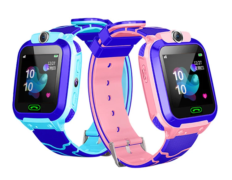 

Hot in indonesia Q12 Kids Smart Watch SOS Antil-lost wristwatch Baby 2G SIM Card Clock Call Location Tracker watch, Pink,blue