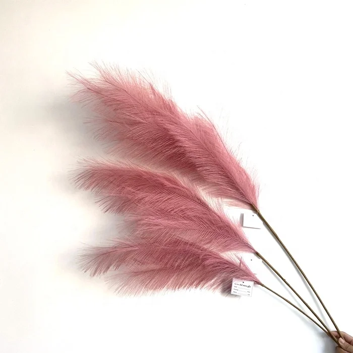 

FCD-1006 High Quality Silk Flowers 80cm Faux Pampas Grass in Wedding&Home Decoration