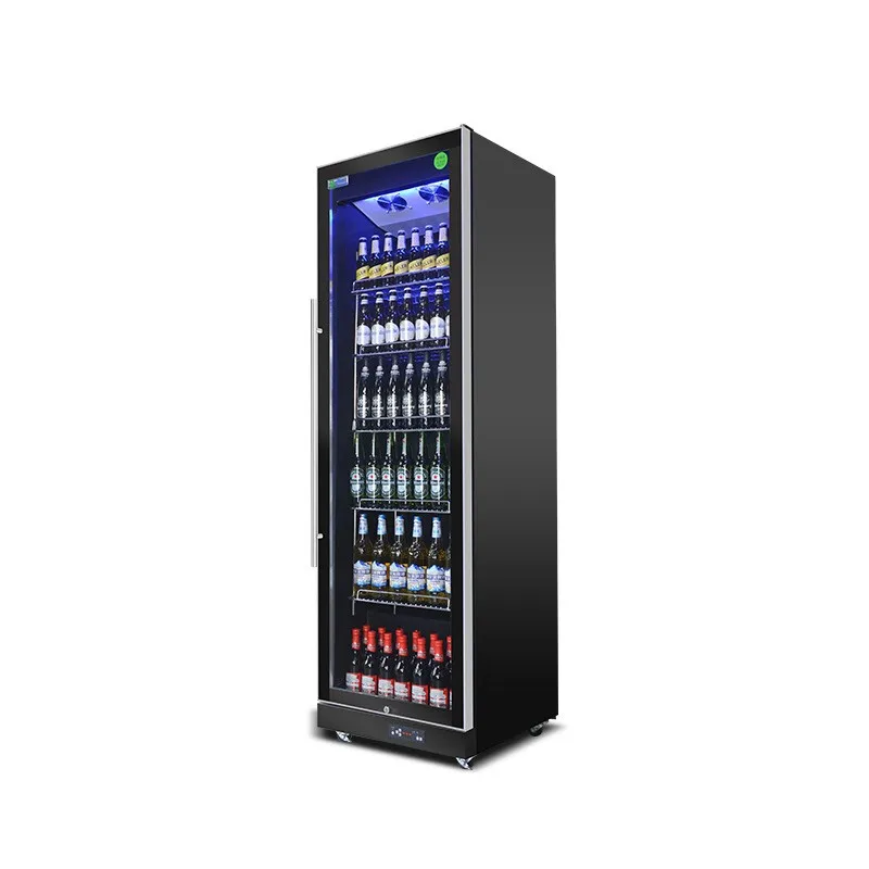 
Commercial Display Refrigerator Single Glass Door Beer Fridge Drink Beverage Cooler And Chiller 