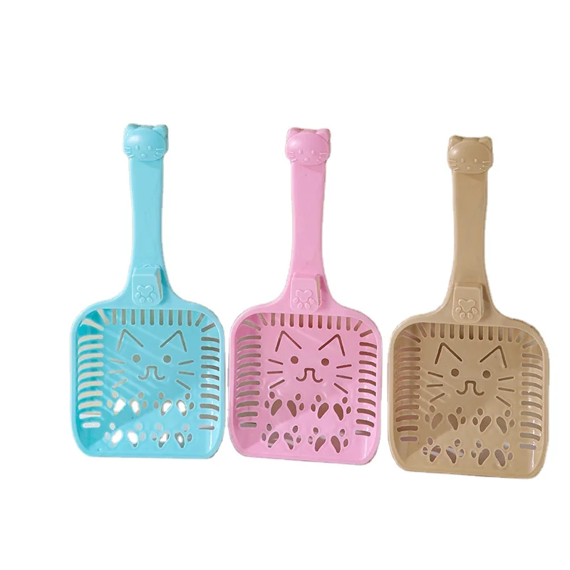 

Factory wholesale cat litter shovel pet plastic cat litter shovel cat stoo dog food shovel