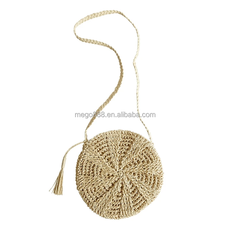 

Wholesale ethnic style tassel simple straw bag fashion single shoulder handbags, Customerized