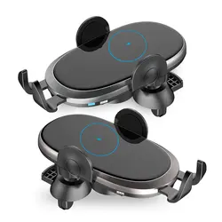 Car Phone Mount Wireless Charger C6 Auto Clamping 