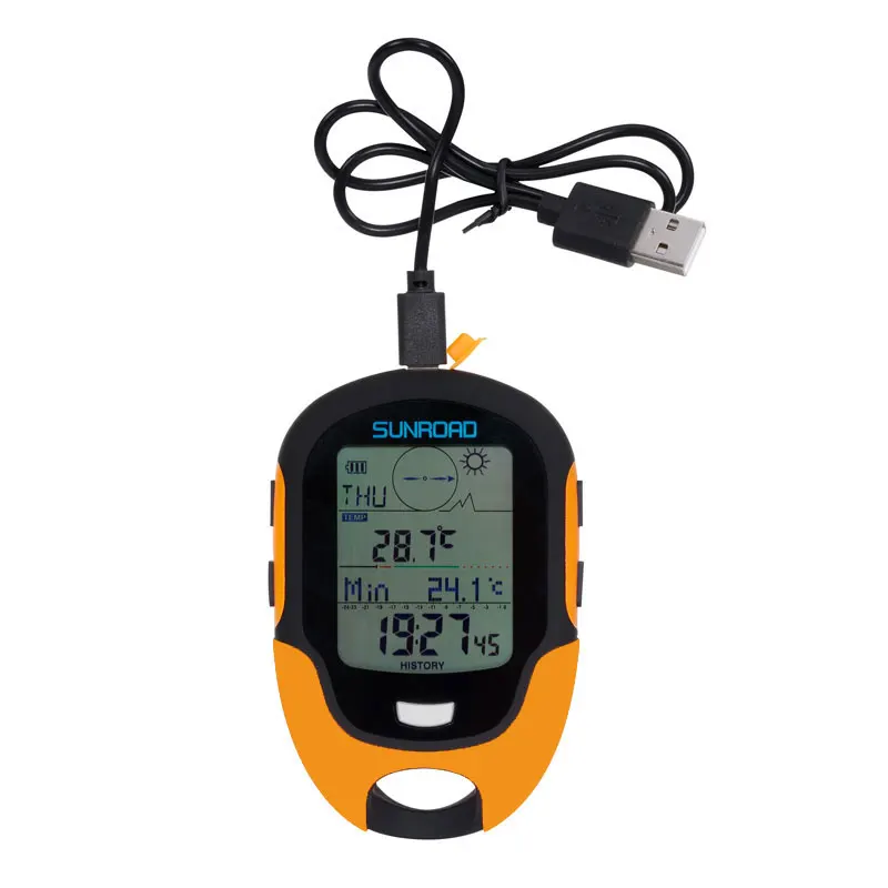 

Handheld digital altimeter FR500 Hotgain/loss, altitude compass hygrometer Max/Min altitude,temperature,humidity