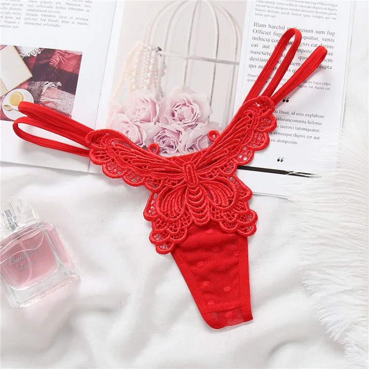 

wholesale special Design Panty With Back Butterfly Embroidery g string panties sexy