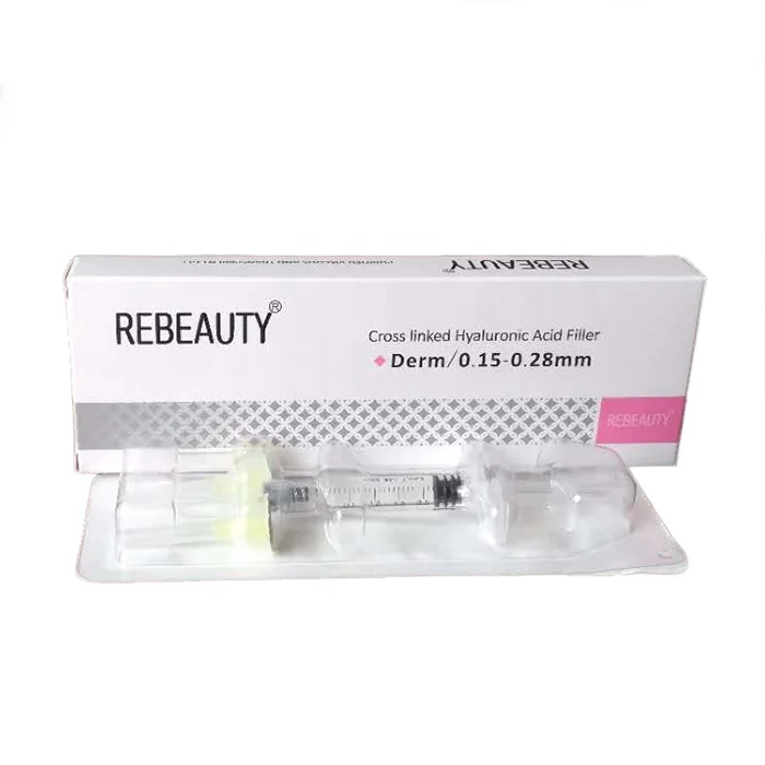 

dermal filler 1ml/2ml Rebeauty hyaluronic acid lip filler hialuron acid injection, Transparent
