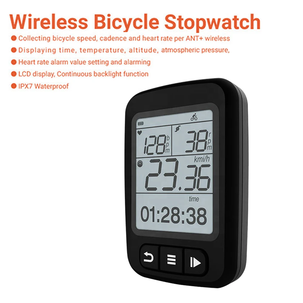 

Competitive Price Waterproof Bicycle Computer Bicycle Cycling Computer, Black