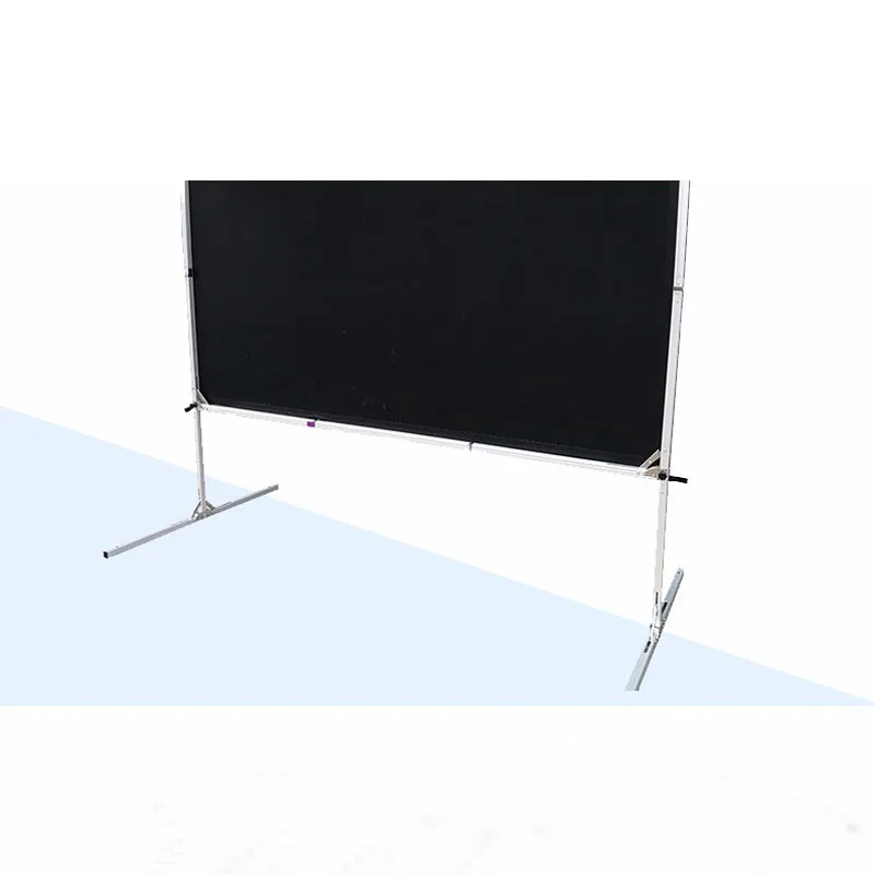 High Quality Portable Ice Silk Fabric Fast Folding Projector Screen