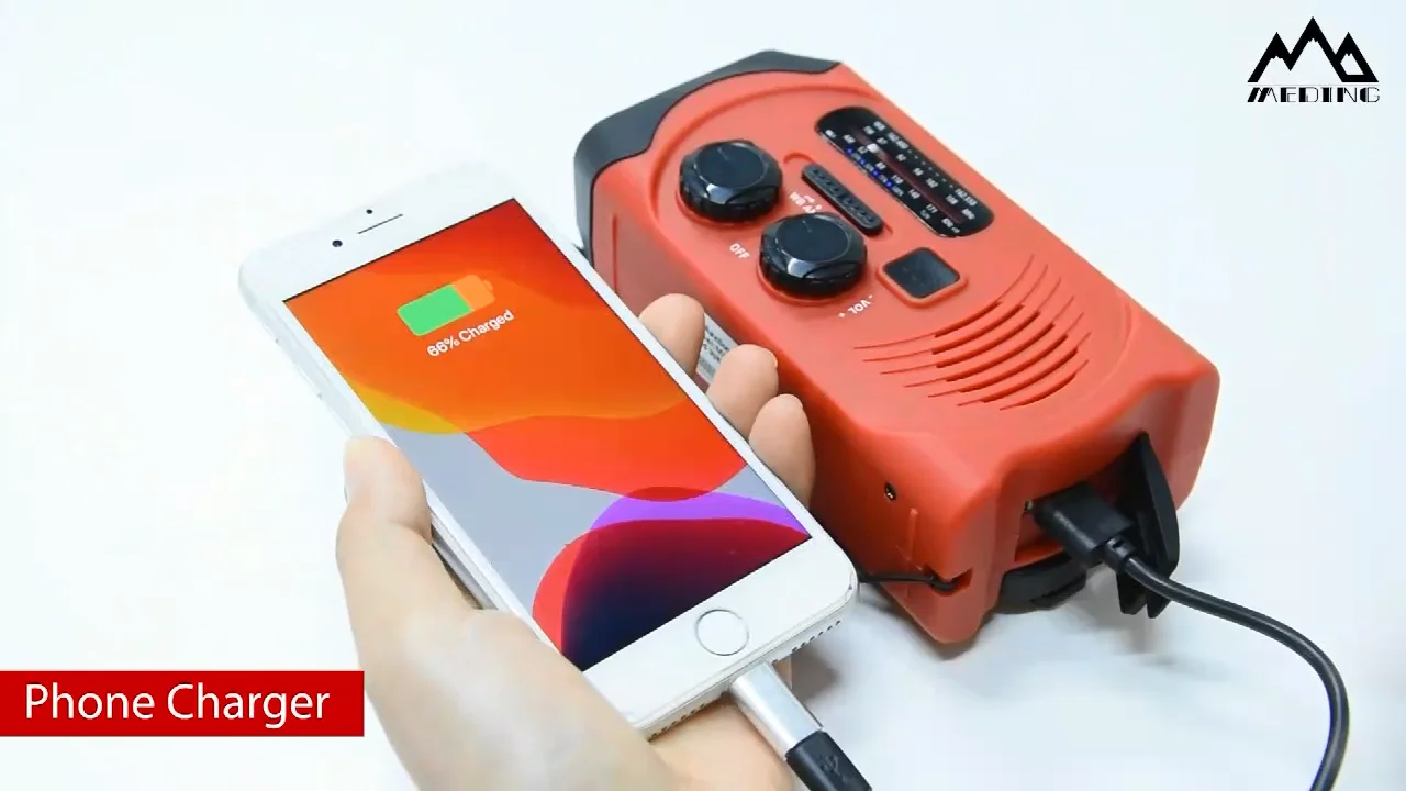 Oem Rechargeable Emergency Radios Solar Power Hand Crank With Power