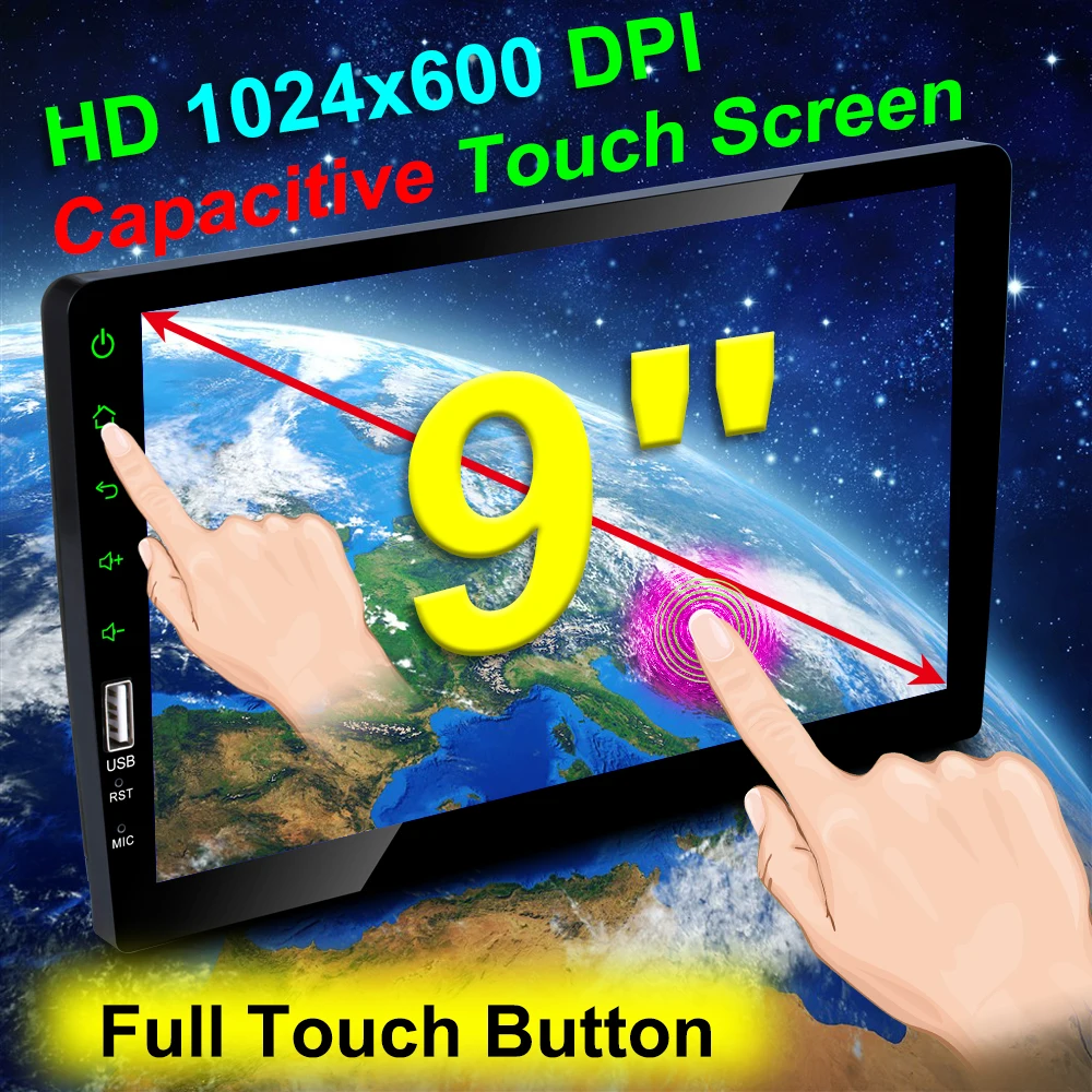 9 Inch Universal Car MP5 Player with Touch Screen, Multi-Format Support ...