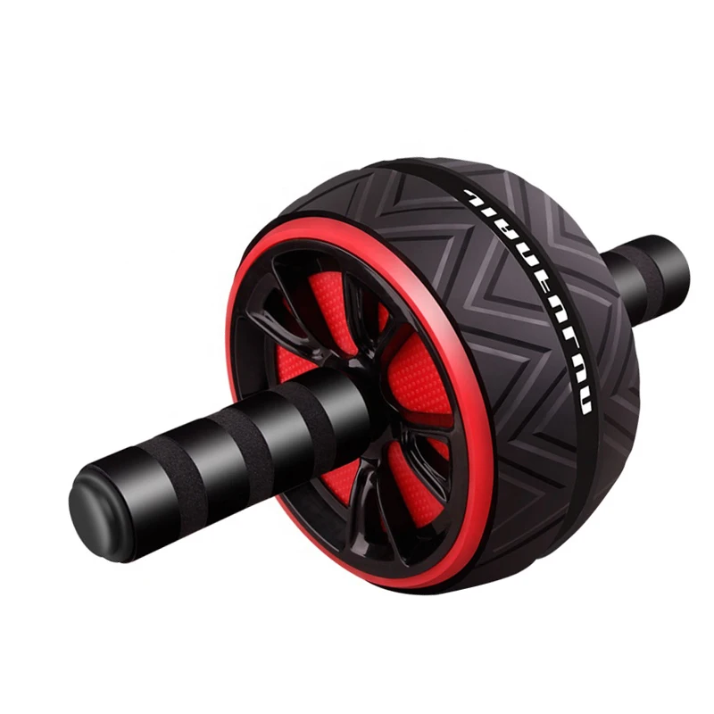 

New Design Fitness AB Wheel Roller Exercise men's Bodybuilding Muscle Exercise Gym Equipment, Red and black