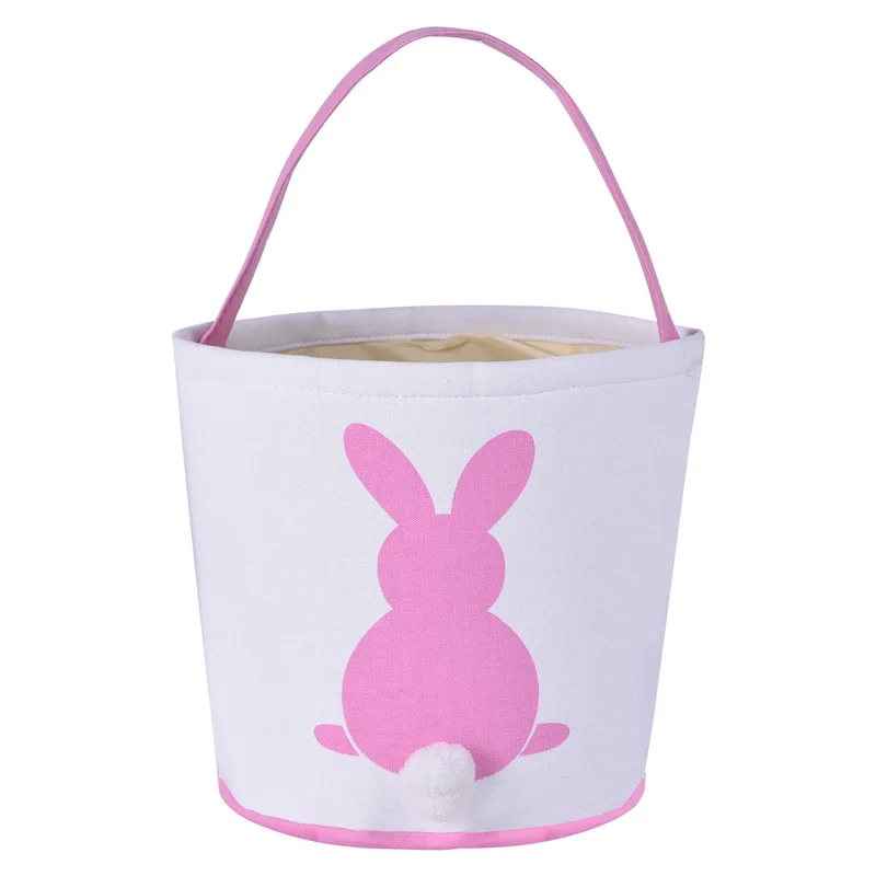 Personalized Customized Easter Blank Sublimation Rabbit Bucket Basket ...