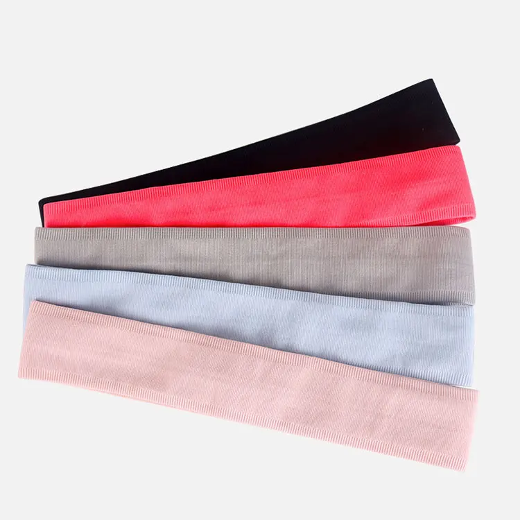 

Sport Men Sweat Hair Bands Forehead Yoga Tennis Custom Elastic Head Sweatband Sport Headband, Black,gray,pink,purple,orange,skyblue