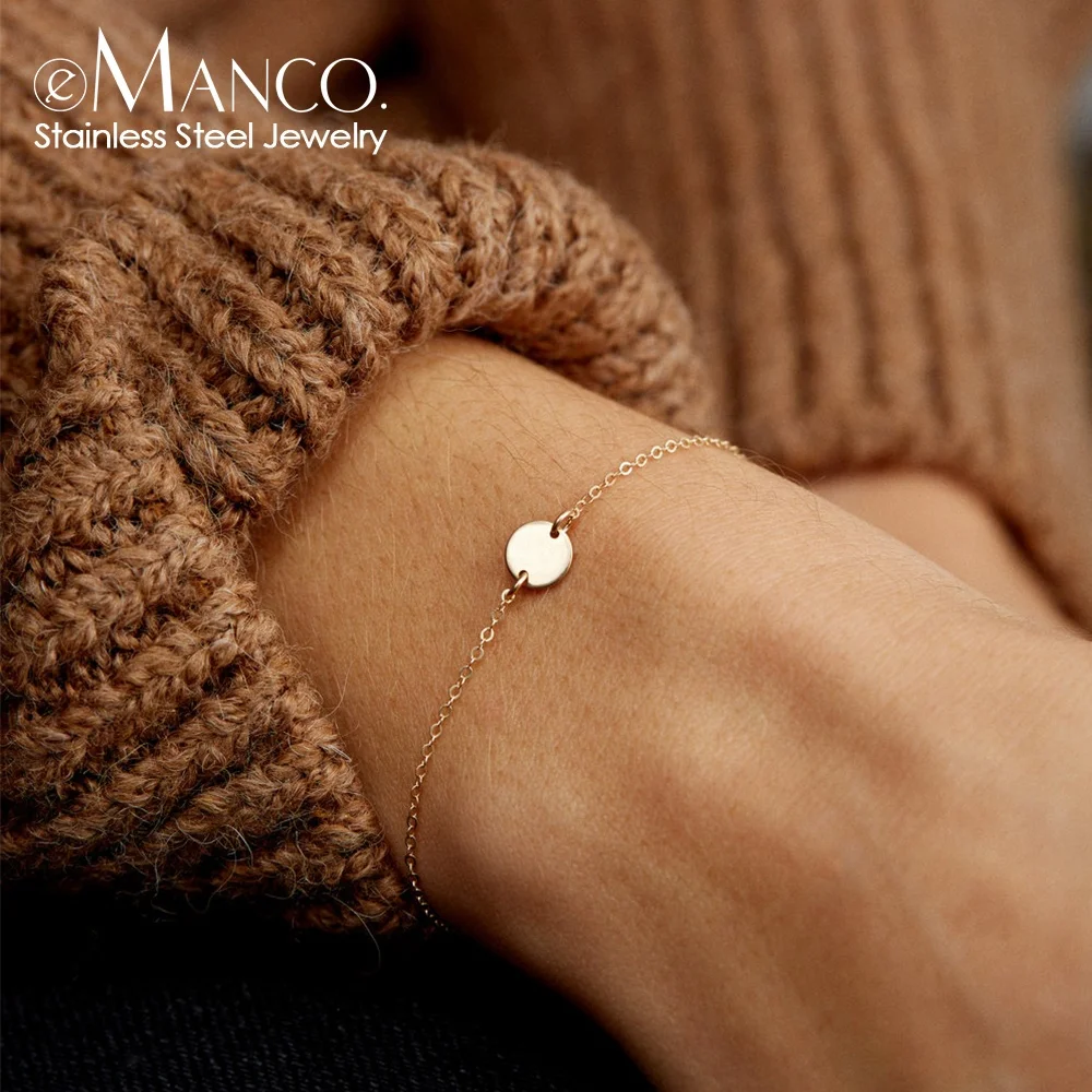 

Women Kid Bracelets And Charms Cuban Link Bracelet 2021 Minimalist Jewelry Trendy 14k Gold Wholesale Stainless Steel Jewelry