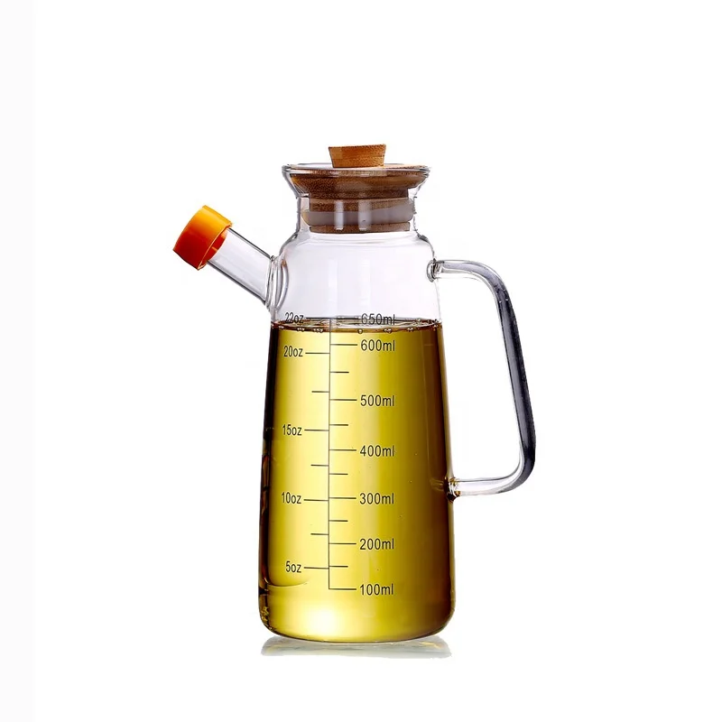

Kitchen cooking accessoriesUse Oil Container Olive Oil and Vinegar Dispenser with oil Glass Bottle glass jar