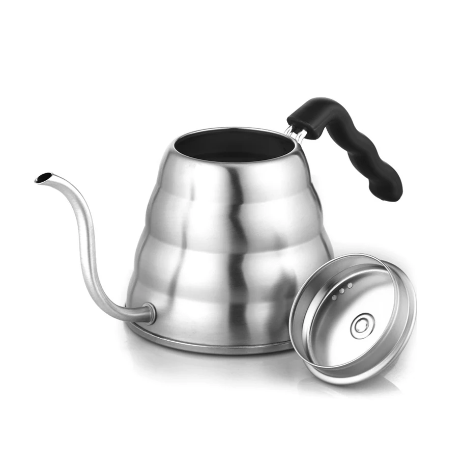 

Stainless Steel Coffee Pot Coffee Drip Kettle with Thermometer