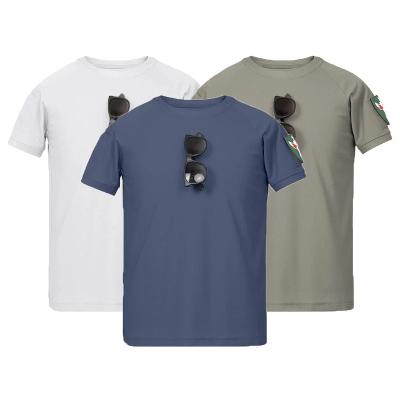 

JIN EAGLE 2021 New Wholesale Design Simple Summer Casual Popular Men's Short Sleeve Compression Quick Dry T shirt, Multiple colour