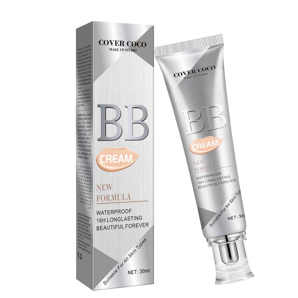 

Foundation Private Label Waterproof BB Cream Oil Control Makeup Foundation