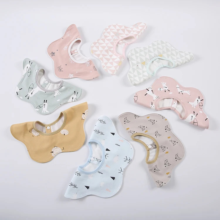 

wholesale baby cotton bibs with low price, Customized color supported