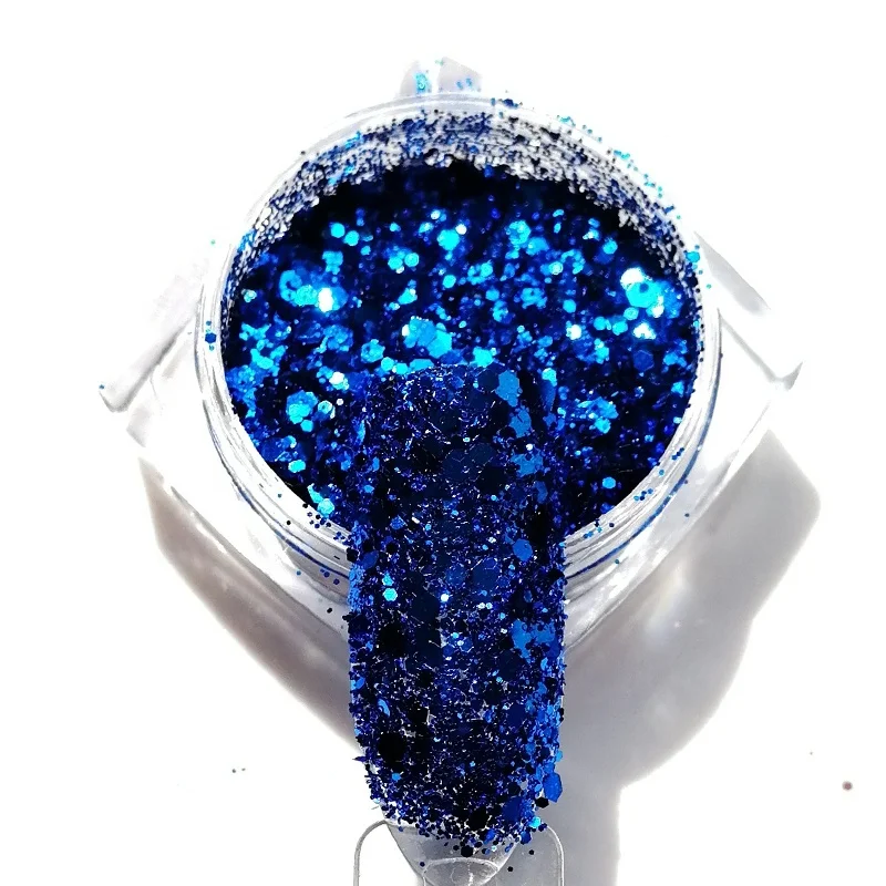 

flakes New style chunky glitter designs nail decorate shaped gloss glitter mixed nails gliter boxes glitter nails