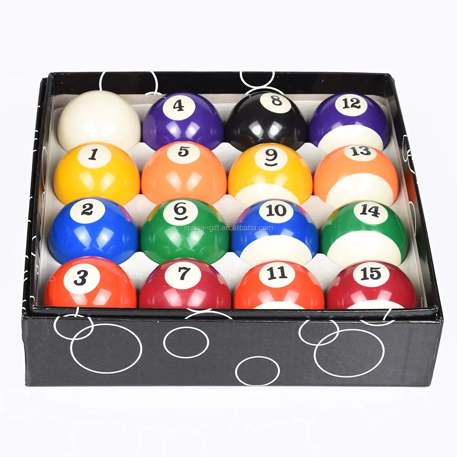 Collapsar Deluxe 2-1//4 Billiard Pool Balls Marble-Swirl Style Billiards Ball Complete 16 Ball Set Several Style Available