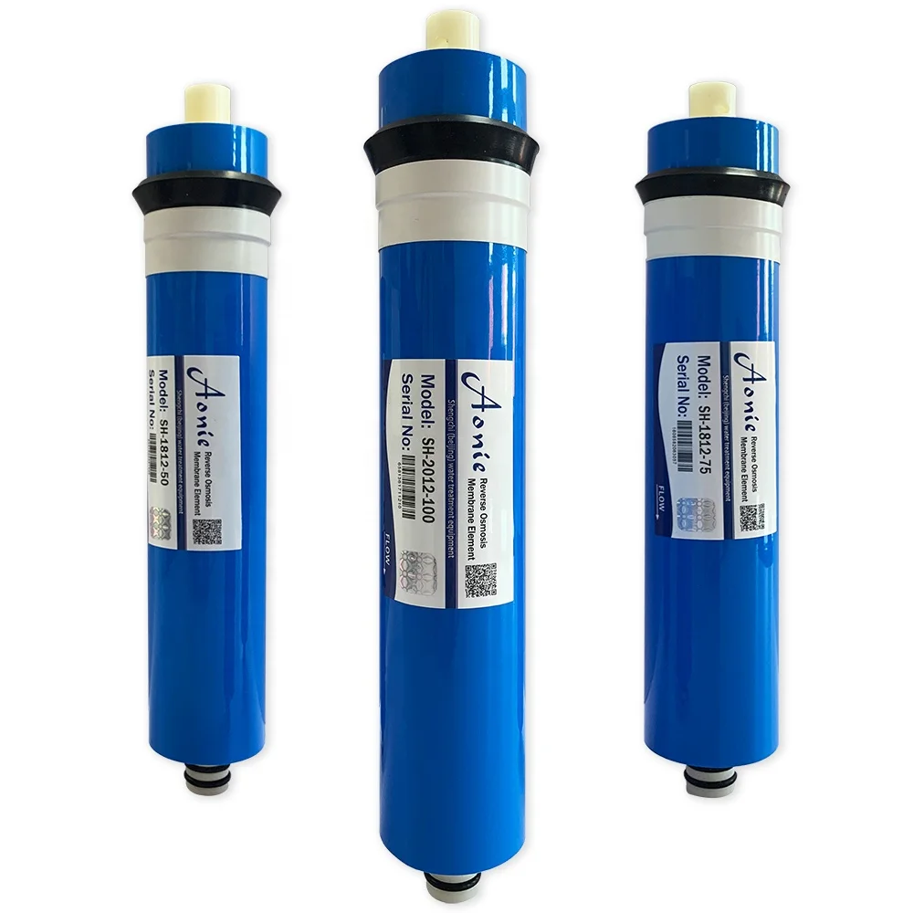 

China professional manufacture water treatment home water purifier ro membrane 75