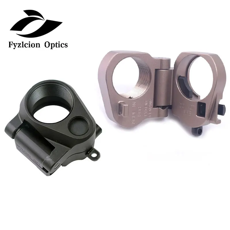 

High Quality Hunting Airsoft AccessoriesTactical AR Folding Stock Adapter For M16/M4 SR25 Series GBB(AEG), Black/tan