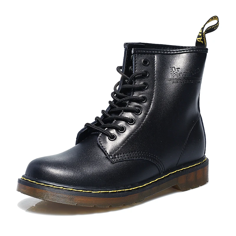 

Original High Quality Mens Womens Dr Martens Nappa 8 Eyes Soft Leather Martin Boots, Optional